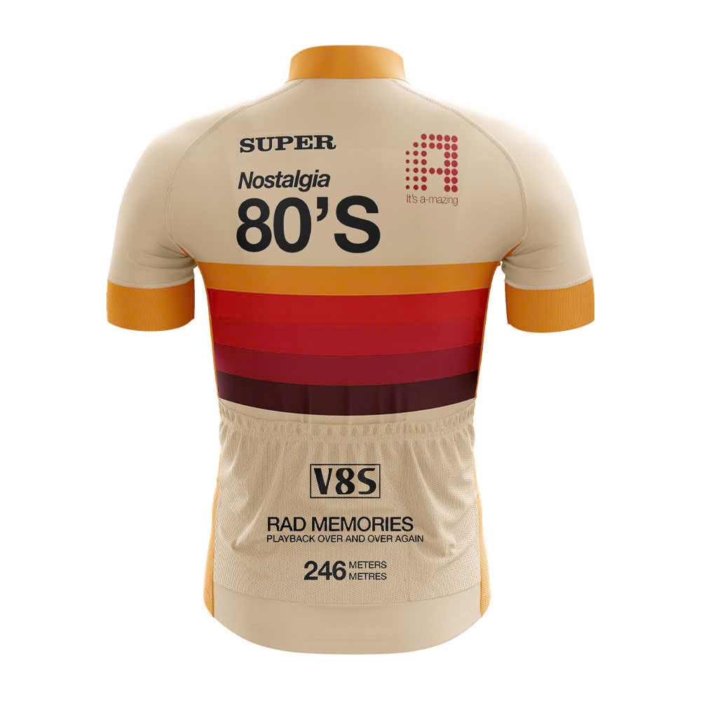 Nostalgia 80s Cycling Jersey - Image 2