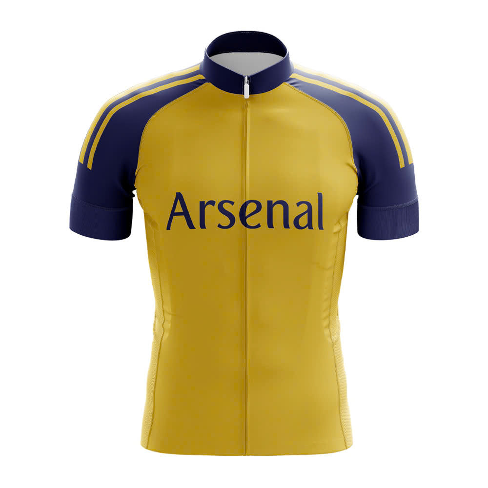 Arsenal Yellow Cycling Jersey