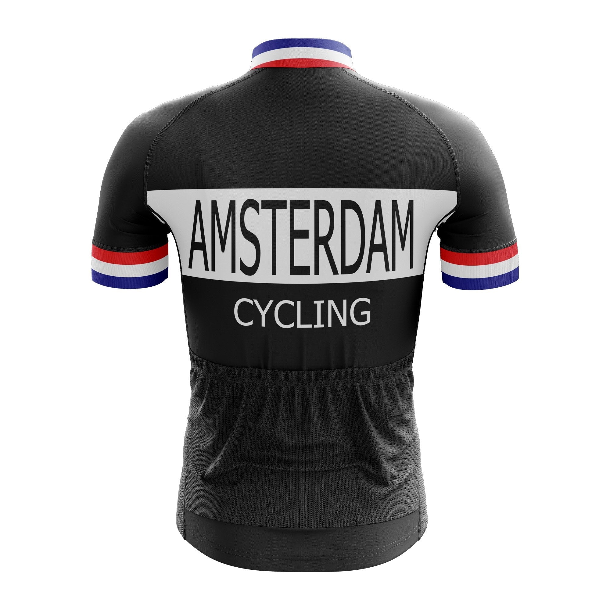 Black Amsterdam Cycling Jersey - Image 2