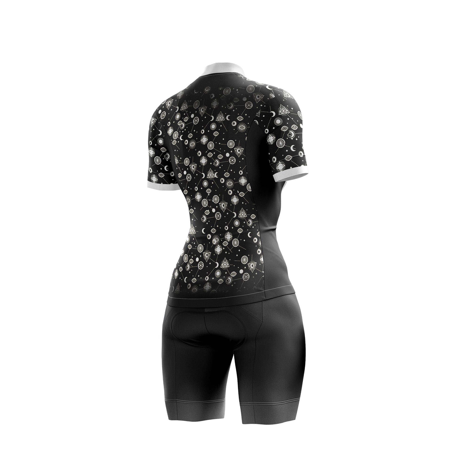 Black Evil Eye Female Cycling Kit - Image 2