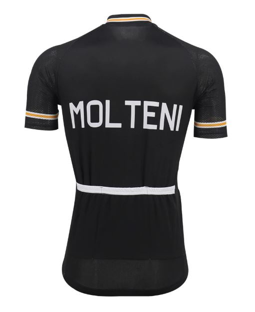 Black Molteni Retro Cycling Jersey - Image 2