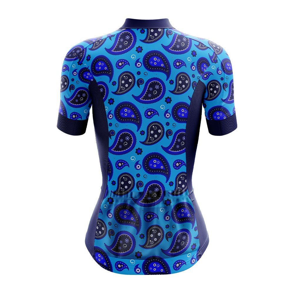 Blue Mystique Women's Cycling Jersey - Image 2