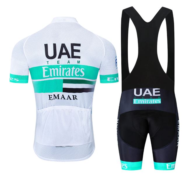 Blue UAE Cycling Jersey & Shorts Set - Image 2