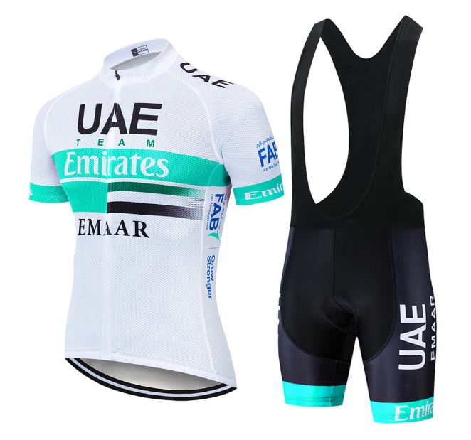 Blue UAE Cycling Jersey & Shorts Set