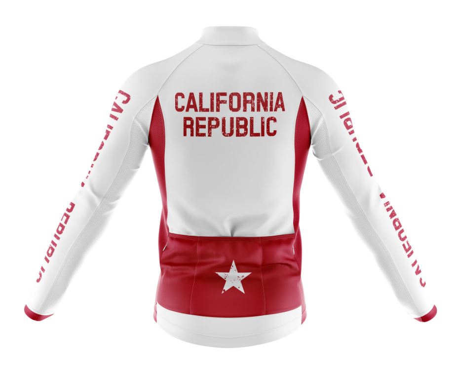 California Long Sleeve Cycling Jersey - Image 2