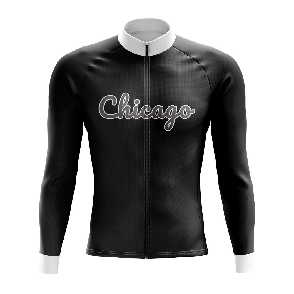 Chicago Baseball Long Sleeve Cycling Jersey
