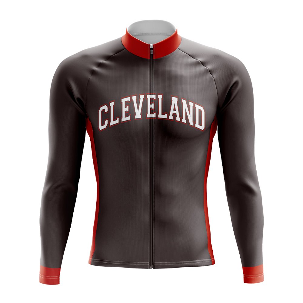 Cleveland Football Long Sleeve Cycling Jersey