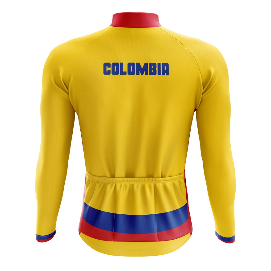 Colombia Long Sleeve Cycling Jersey - Image 2
