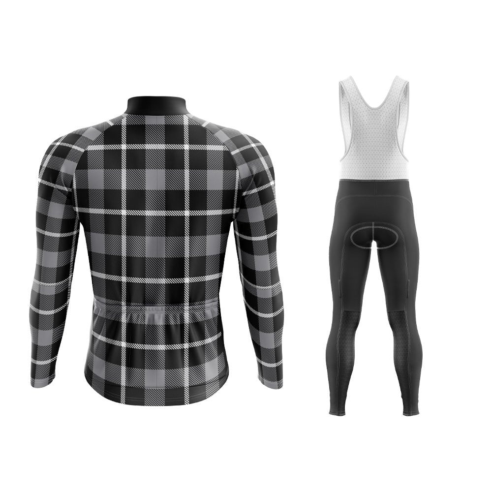 Dark Lumberjack Long Sleeve Winter Cycling Jersey & Pants - Image 2
