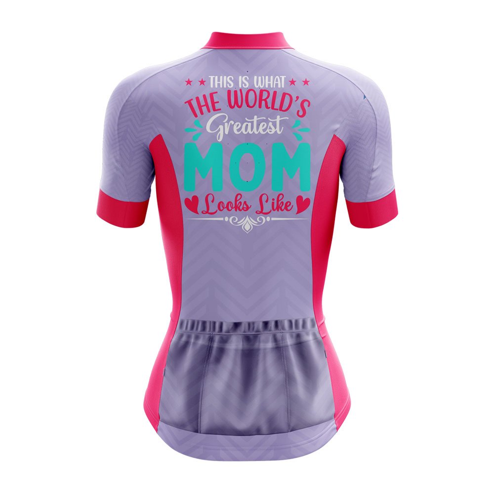 Greatest Mom Cycling Jersey - Image 2