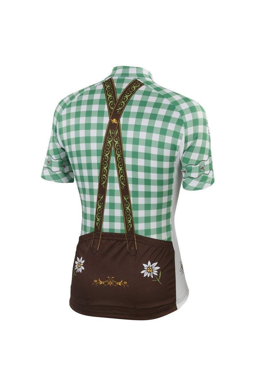 Green Lederhosen Cycling Jersey & Shorts Set - Image 2