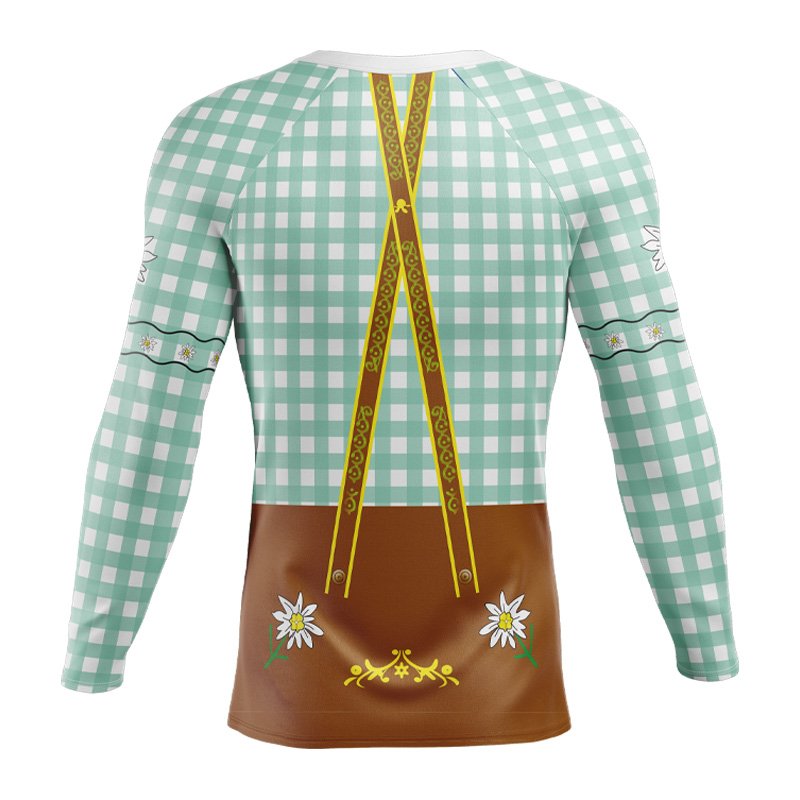 Green Lederhosen MTB Jersey - Image 2
