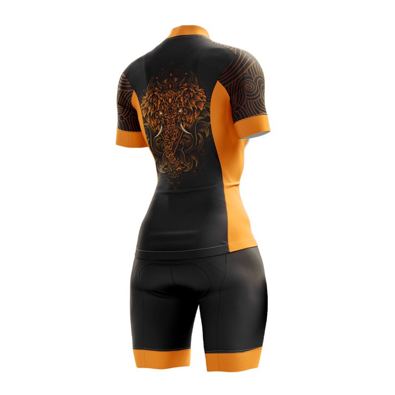 Hipster Elephant Ladies Cycling Kit - Image 2
