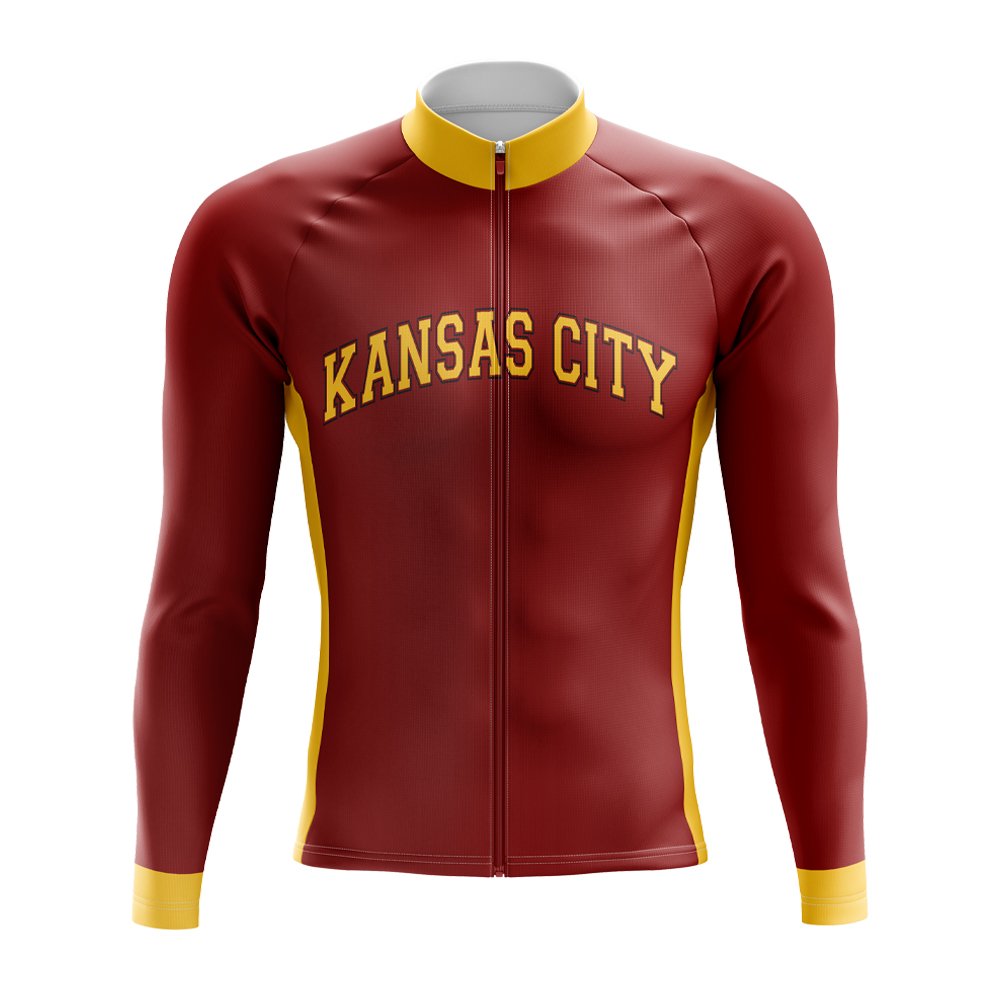 Kansas City Football Long Sleeve Cycling Jersey