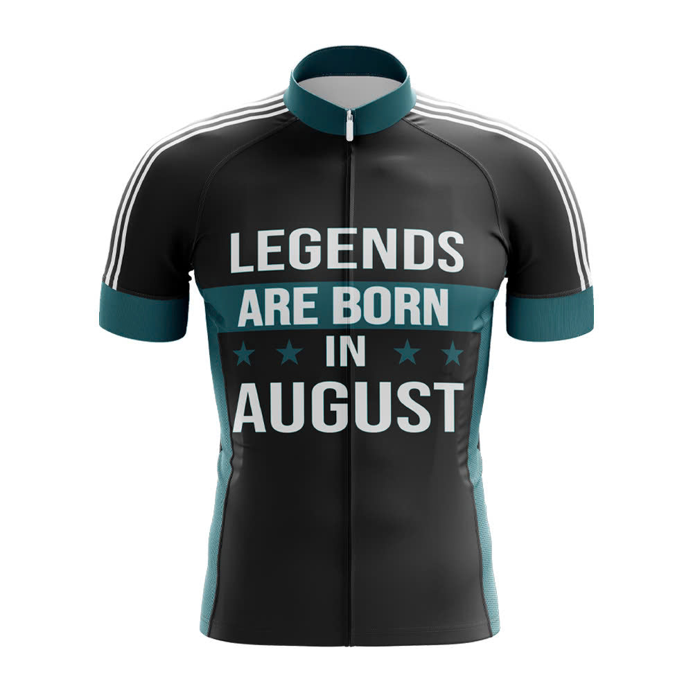Legends are Born in August Cycling Jersey