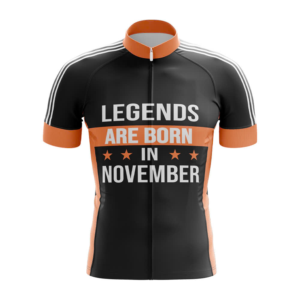 Legends are Born in November Cycling Jersey