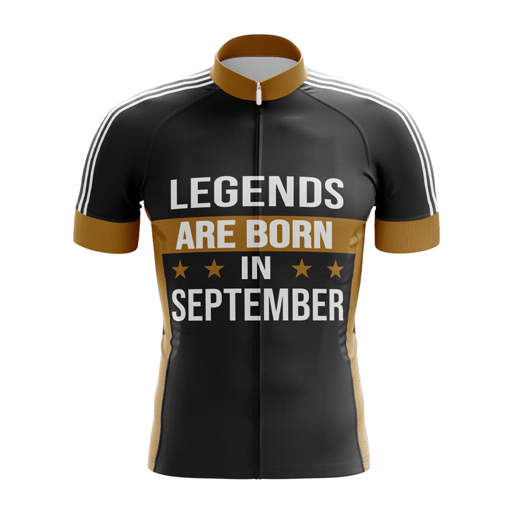 Legends are Born in September Cycling Jersey