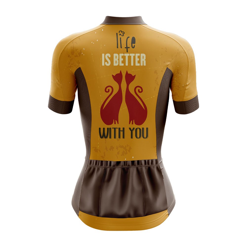 Life Is Better With You Cycling Jersey - Image 2