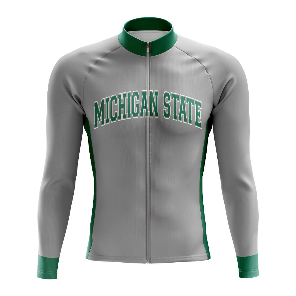 Michigan State Long Sleeve Cycling Jersey - Image 3