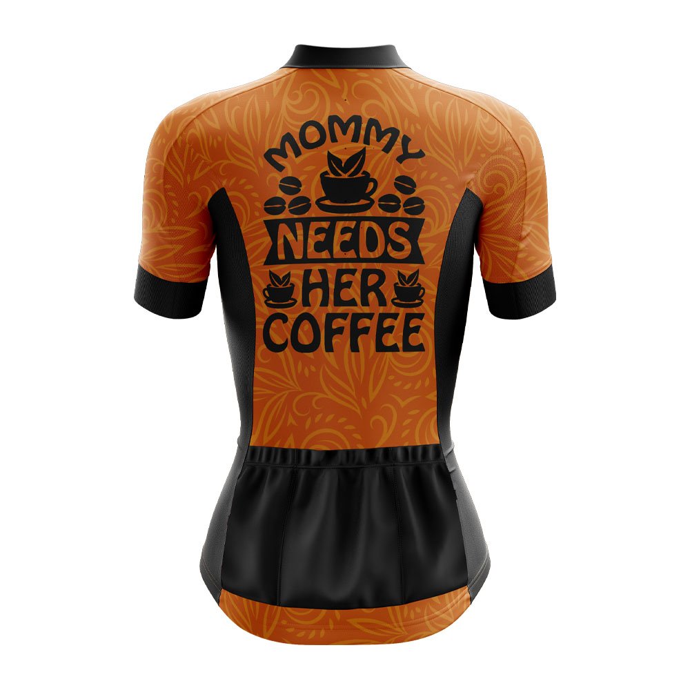 Mommy Needs Her Coffee Cycling Jersey - Image 2
