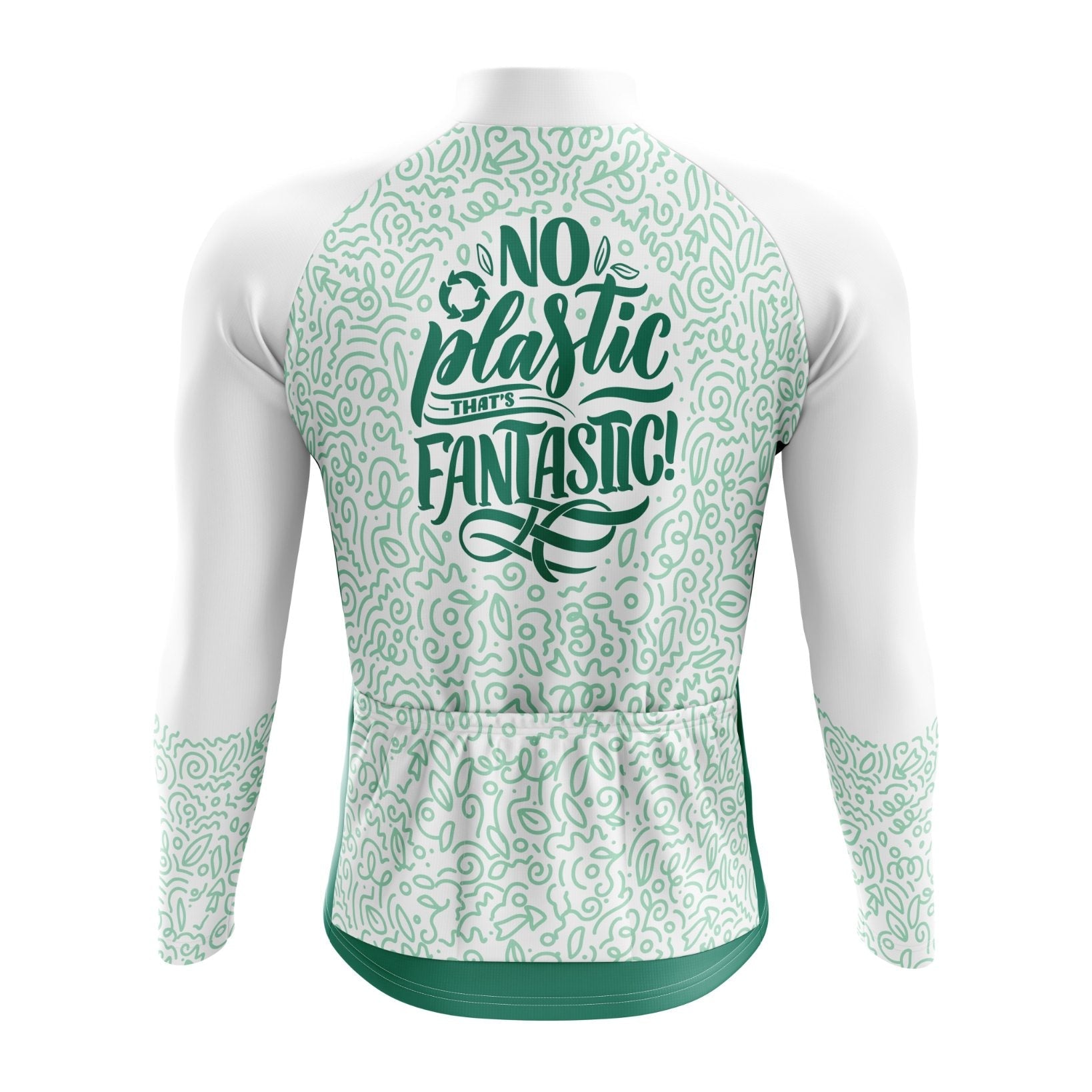 No Plastic Long Sleeve Cycling Jersey - Image 2