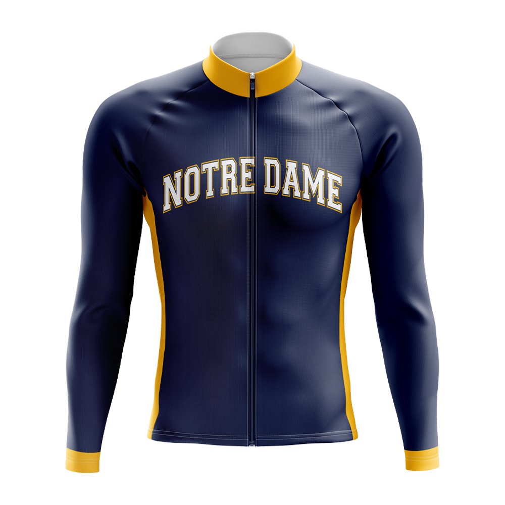 Notre Dame Long Sleeve Cycling Jersey - Image 3