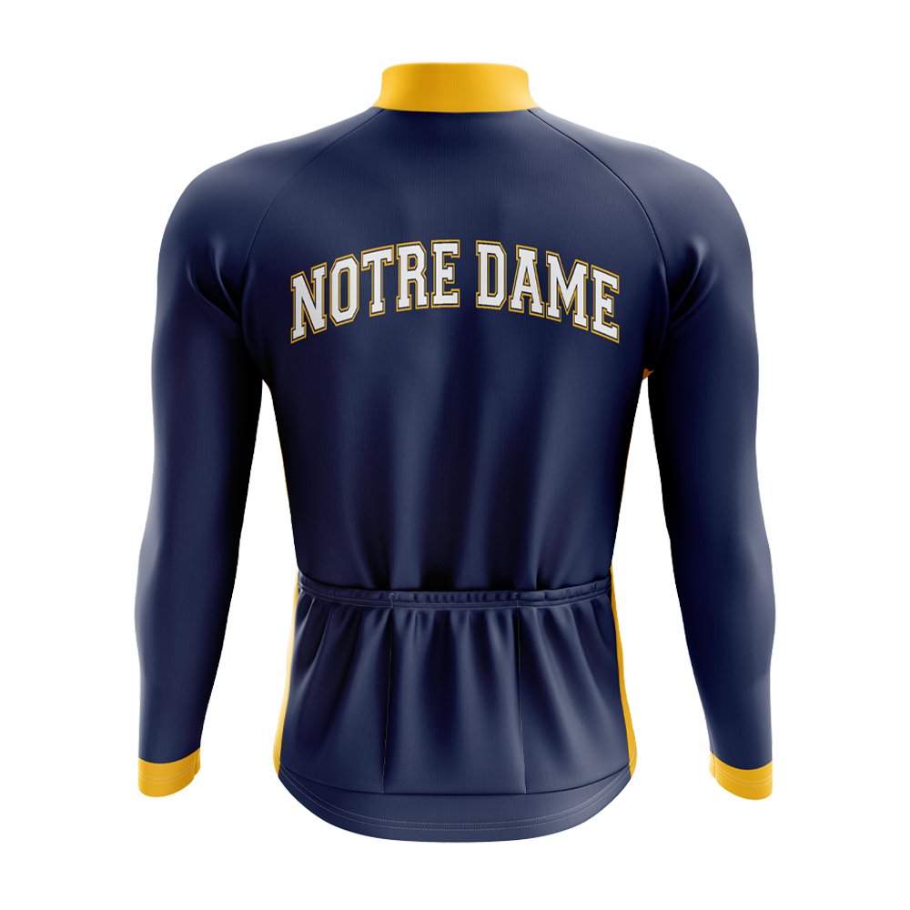 Notre Dame Long Sleeve Cycling Jersey - Image 4