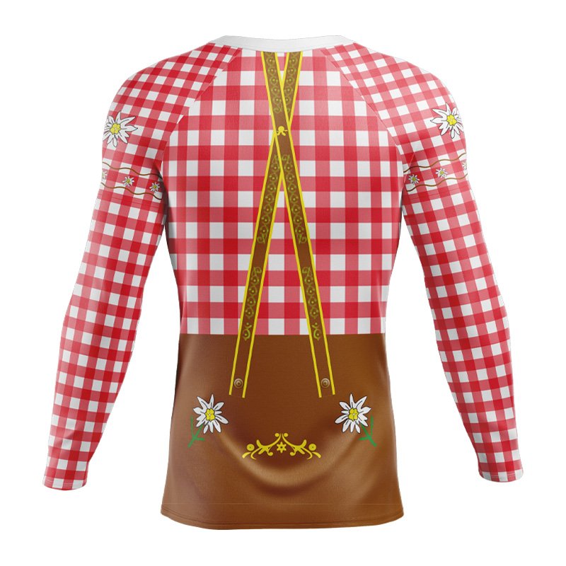Red Lederhosen MTB Jersey - Image 2