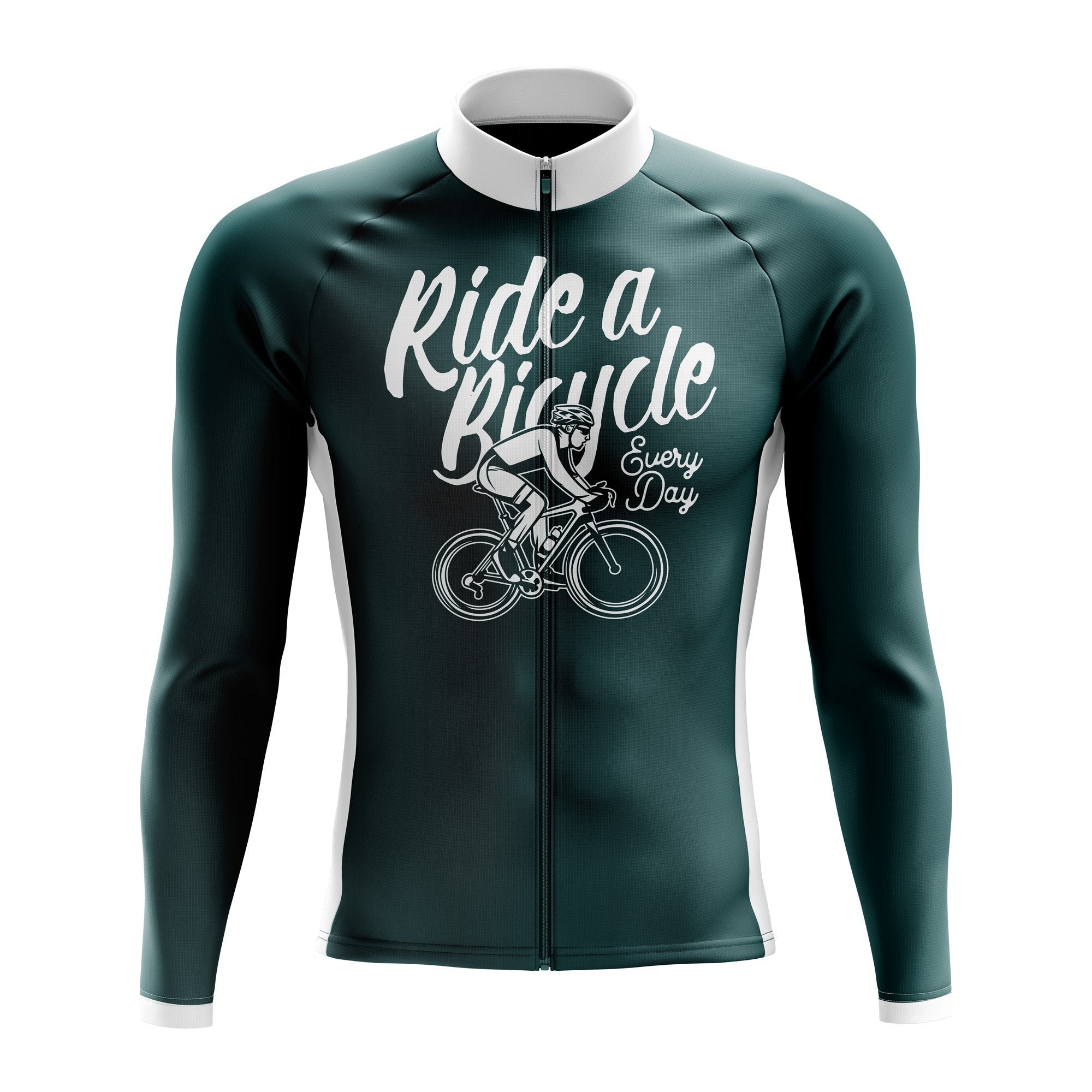 Ride A Bicycle Long Sleeve Cycling Jersey