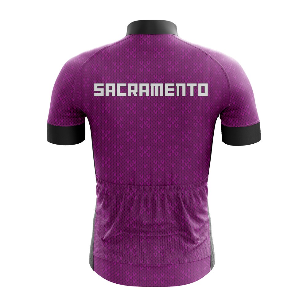 Sacramento Purple Cycling Jersey - Image 2