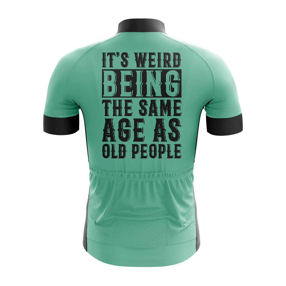 Same Age As Old People Cycling Jersey - Image 2
