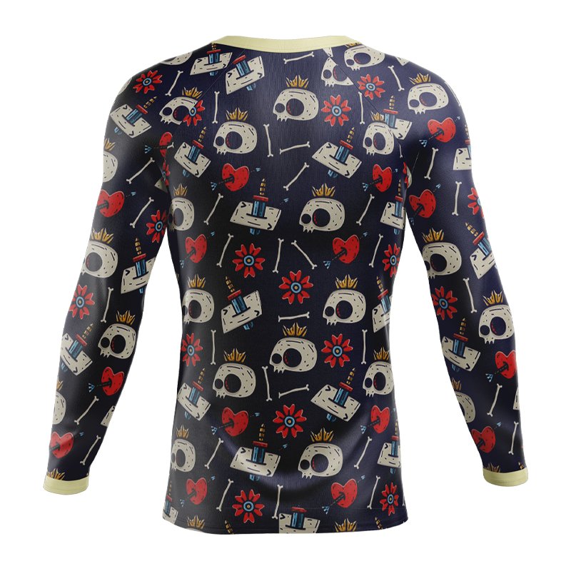 Skull Hearts Mountain Bike Jersey - Image 2