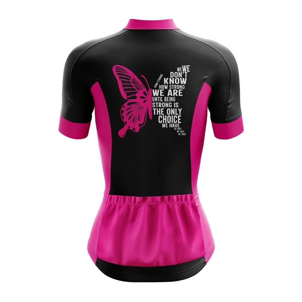 Strong Butterfly Womens Cycling Jersey - Image 2