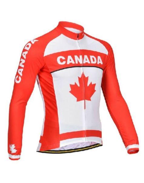 Team Canada Winter Long Sleeve Cycling Jersey & Pants - Image 3