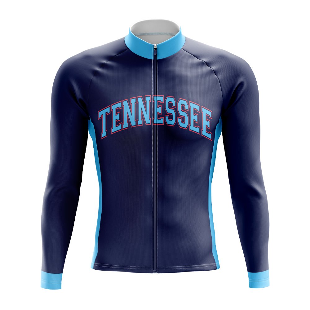 Tennessee Football Long Sleeve Cycling Jersey