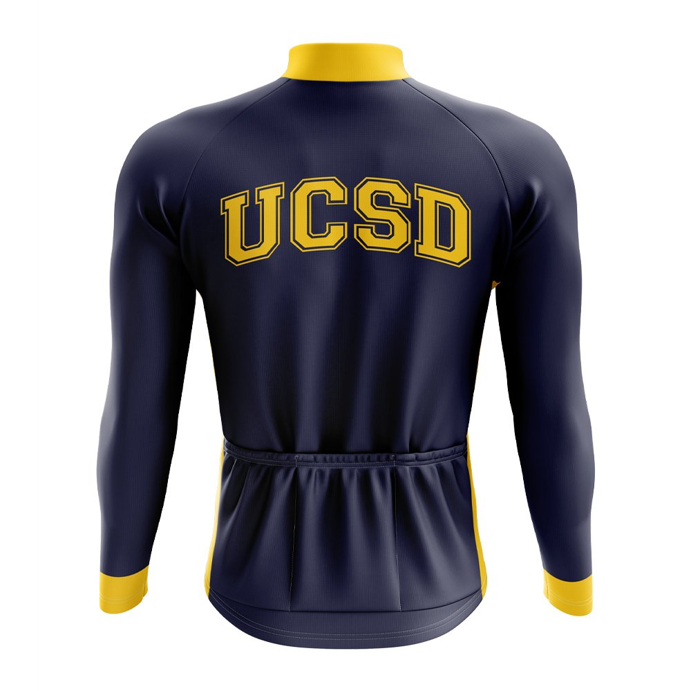 UCSD Long Sleeve Cycling Jersey - Image 2