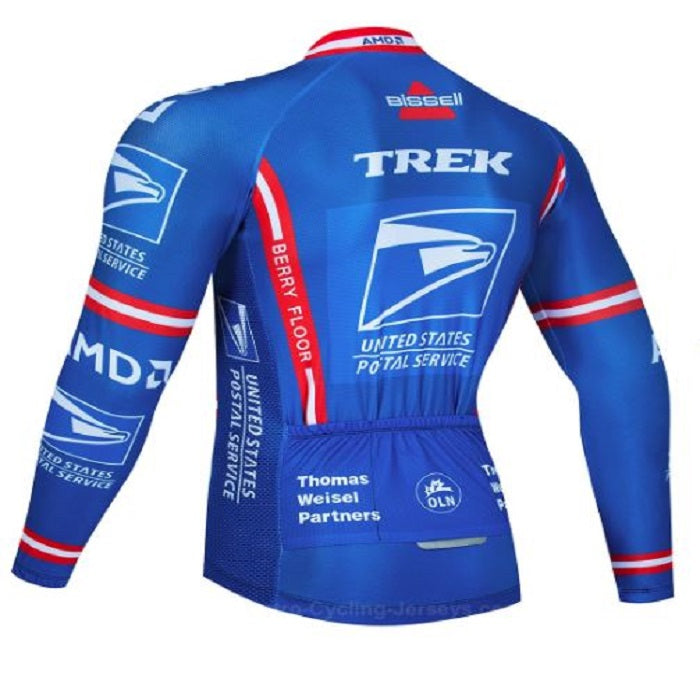 USPS Long Sleeve Cycling Jersey - Image 2