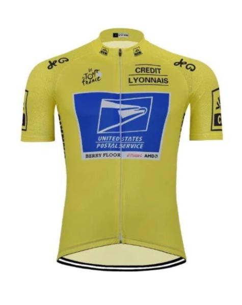 USPS Yellow Cycling Jersey