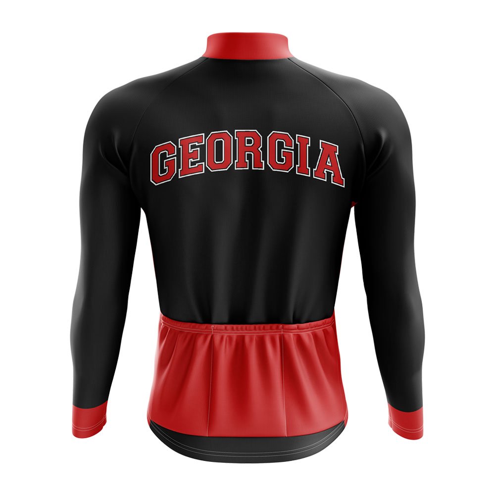 University Of Georgia Long Sleeve Cycling Jersey - Image 4