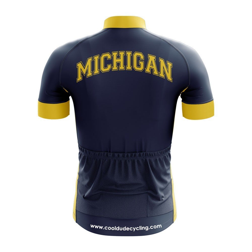 University Of Michigan Cycling Jersey - Image 3