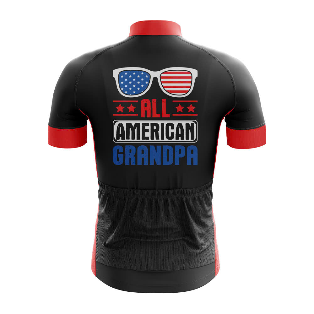 All American Grandpa Cycling Jersey - Image 2