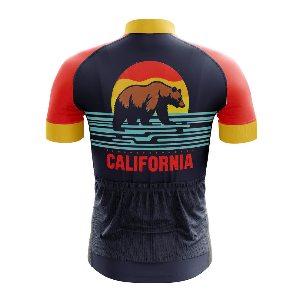 California Neon Bear Cycling Jersey - Image 2