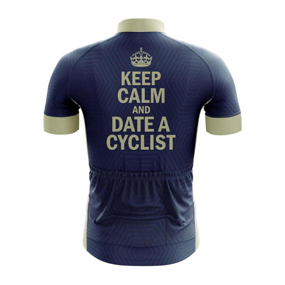 Date a Cyclist Cycling Jersey - Image 2