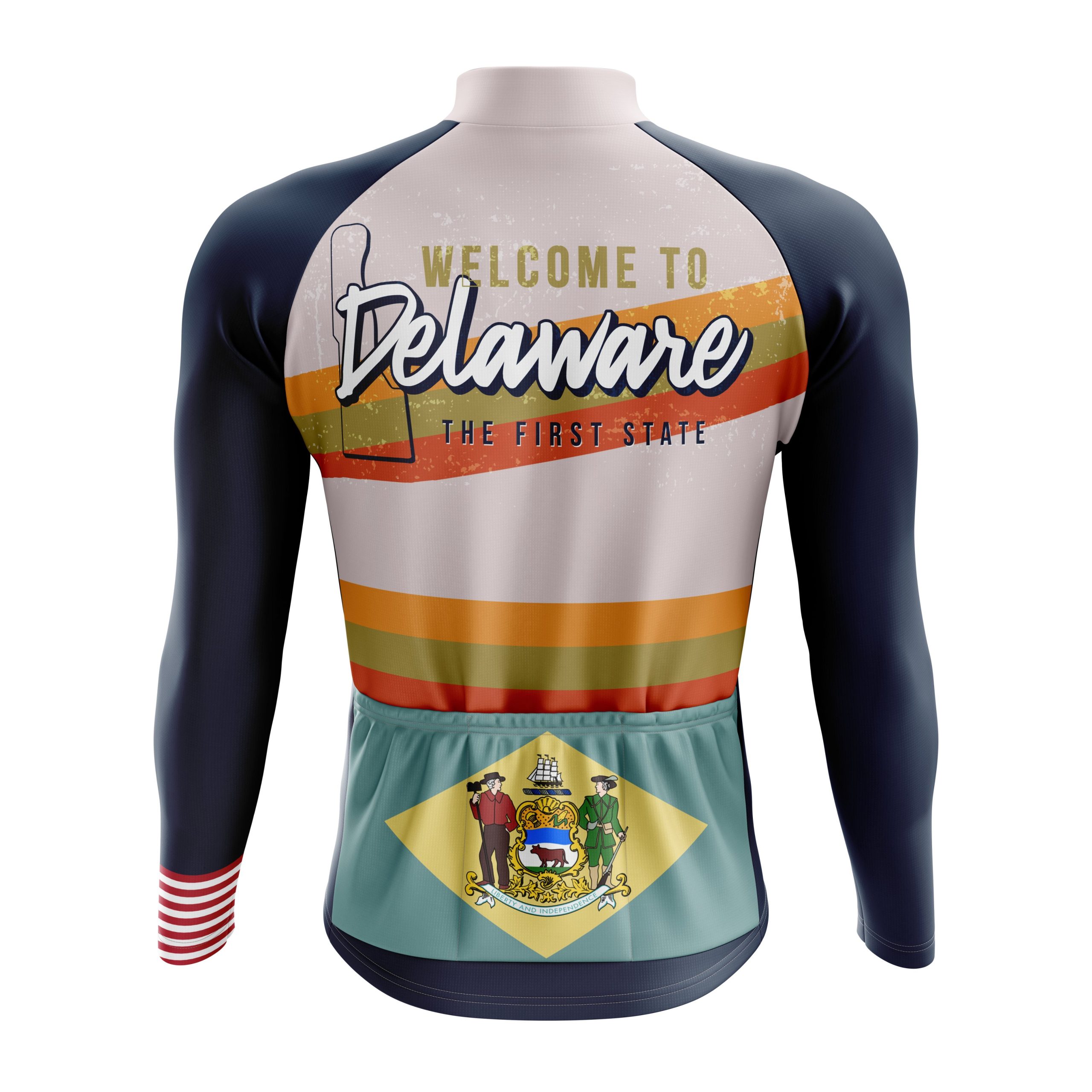 Delaware Long Sleeve Cycling Jersey - Image 2