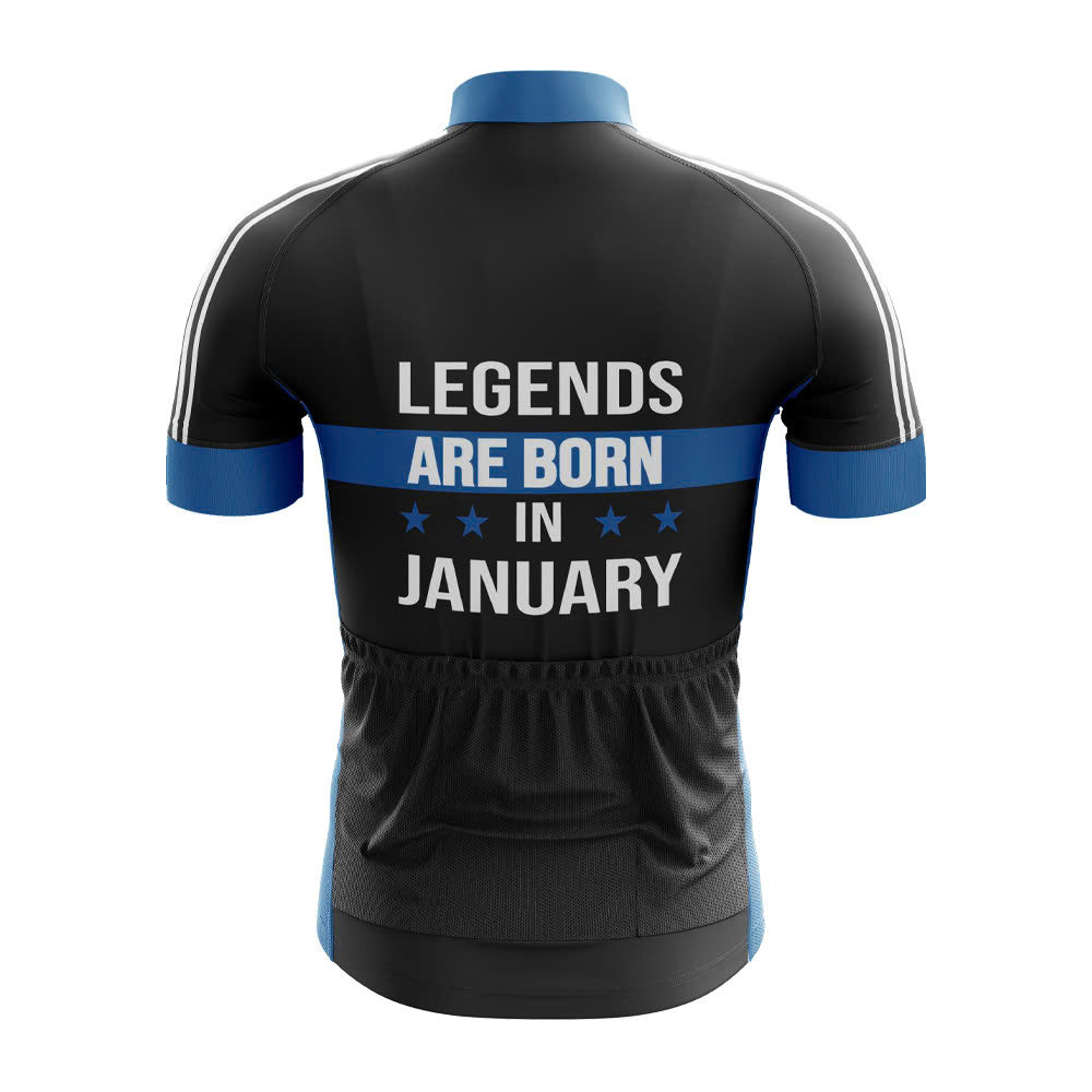 Legends Are Born in January Cycling Kit - Image 4