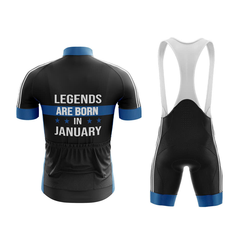 Legends Are Born in January Cycling Kit - Image 2