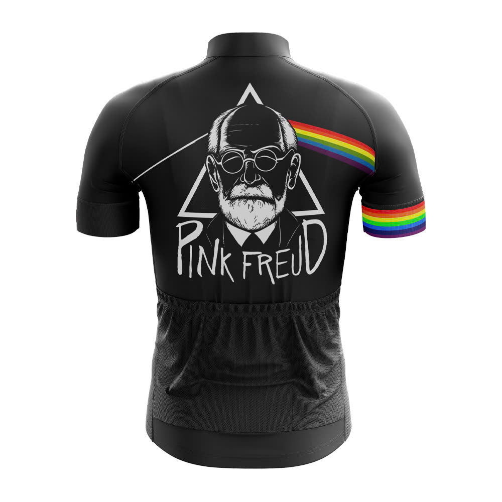 Pink Freud Cycling Jersey - Image 2
