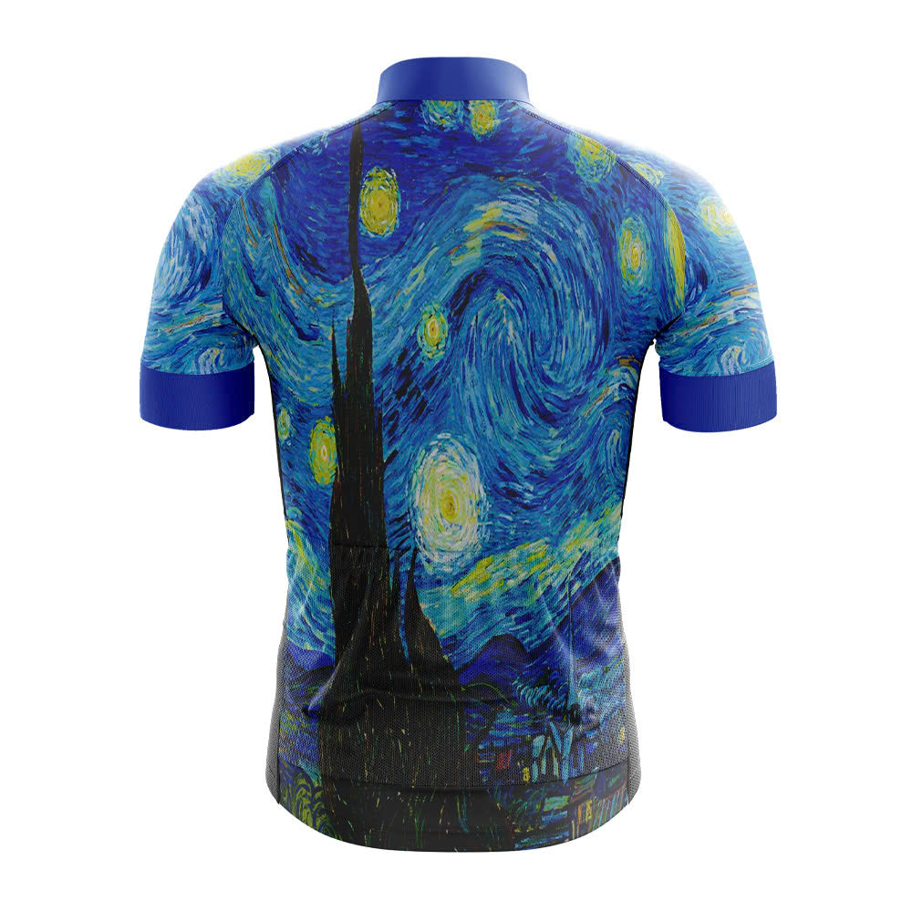 Starry Night Cycling Jersey - Image 2