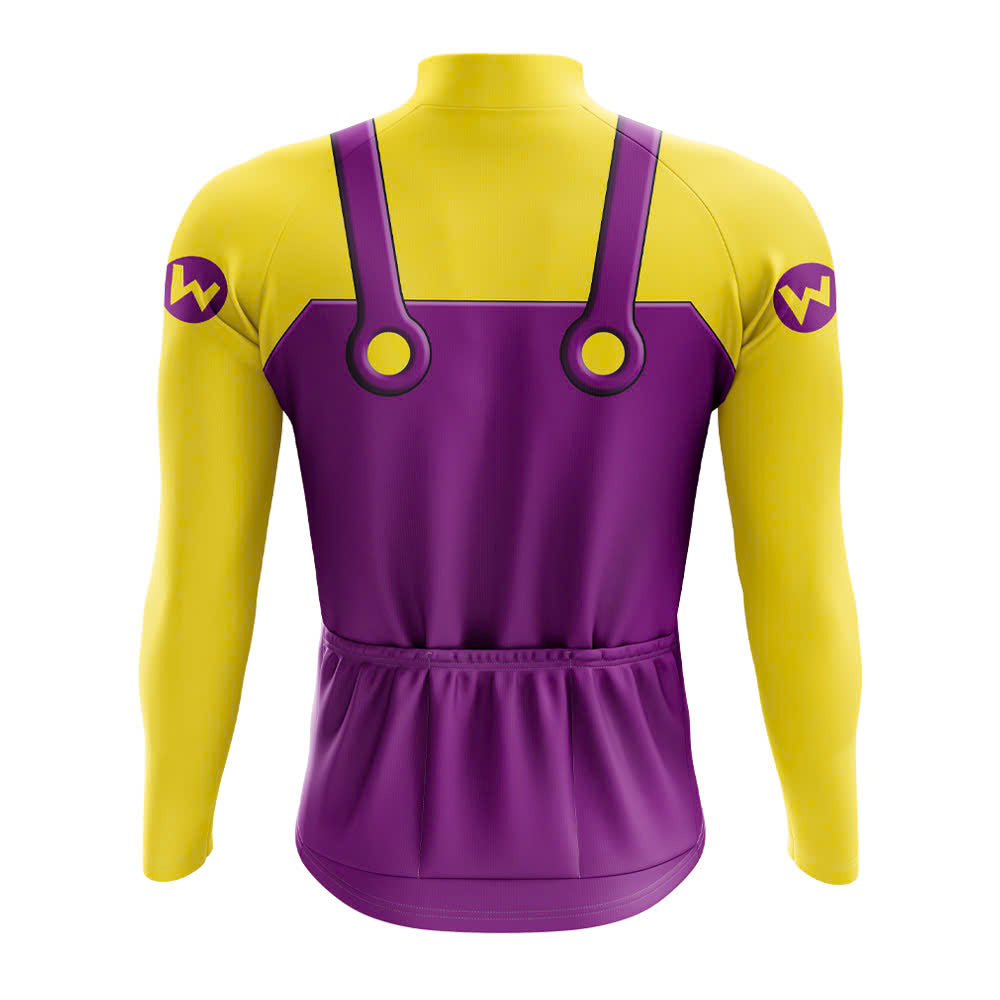 Wario Long Sleeve Cycling Jersey - Image 2