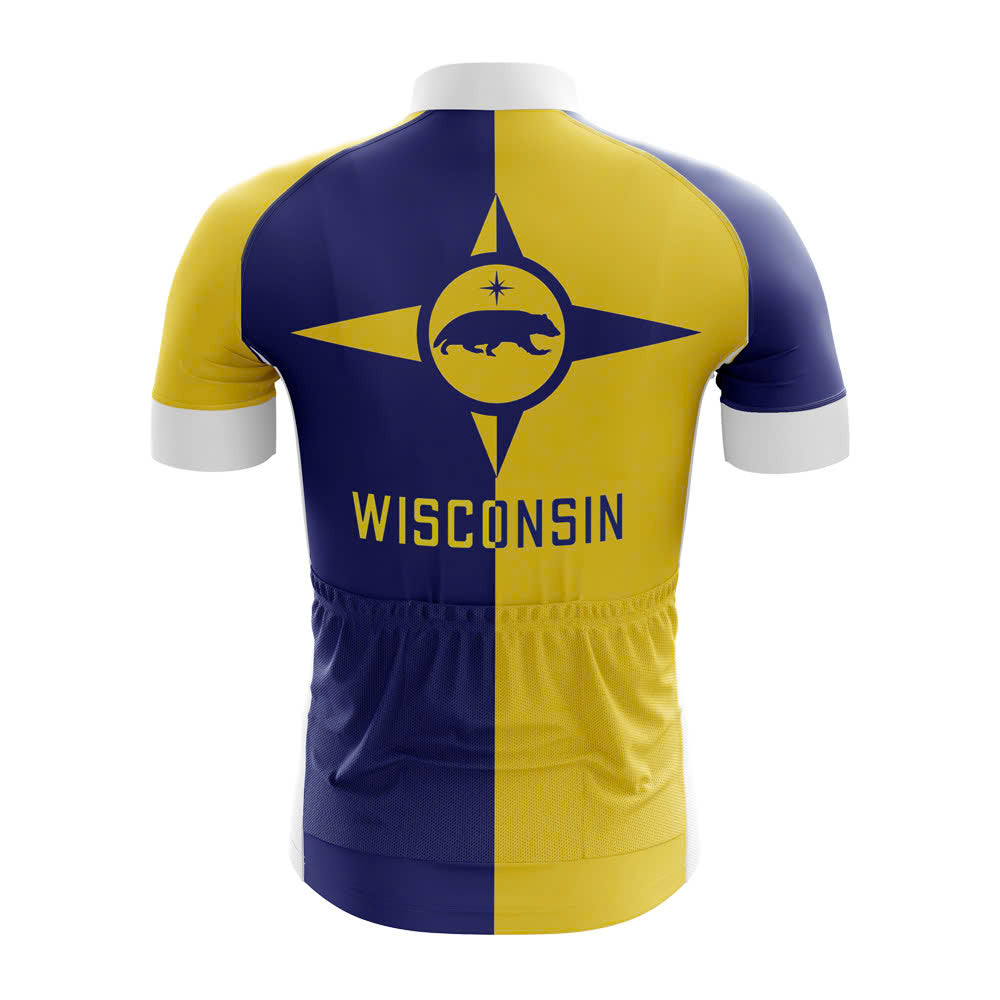 Wisconsin Badger Compass Cycling Jersey - Image 2